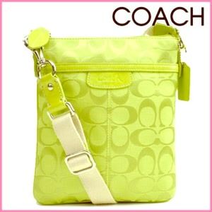 Lime Coach Crossbody
