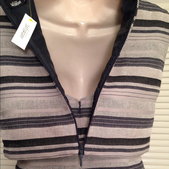 Kate Spade grey stripe shift dress - Picture 4 of 4