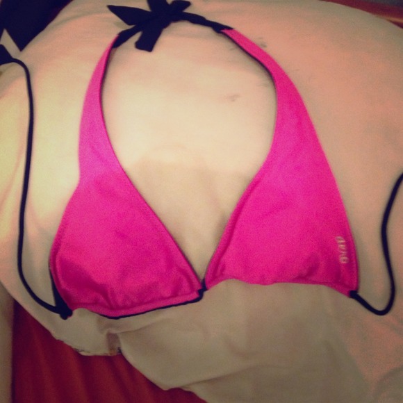 Reversible pink and black swimsuit - Picture 1 of 2