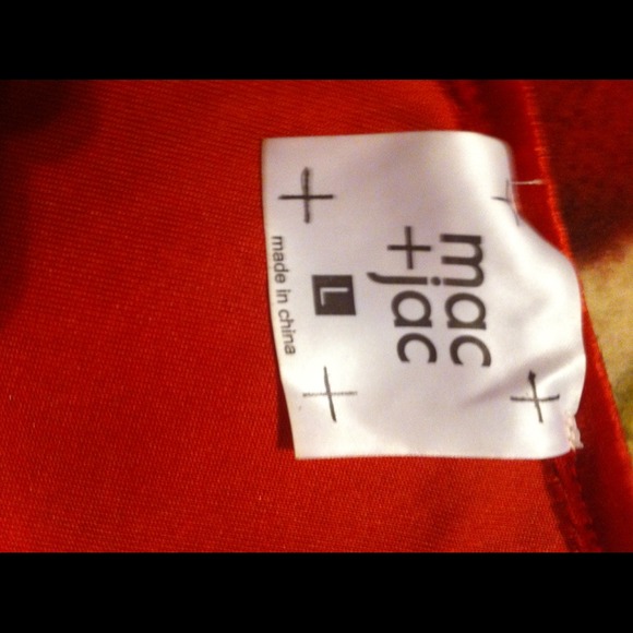 Red one shoulder party dress - Picture 3 of 3