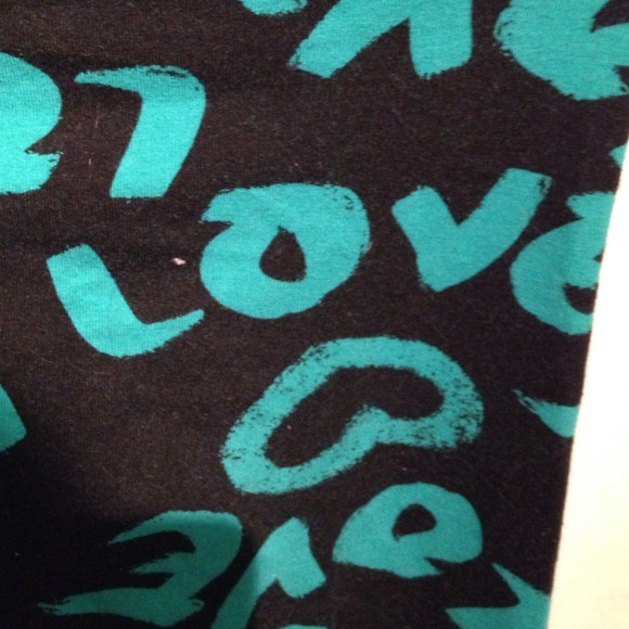 Black and teal leggings - Picture 2 of 3