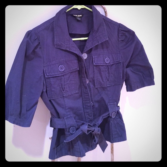 Military Style Blue Guess Jacket