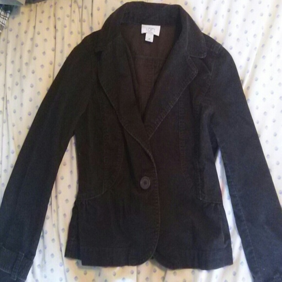 Dark brown courdoroy blazer