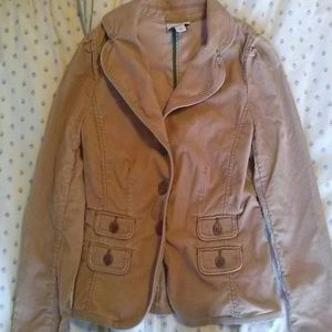 Tan courdoroy blazer