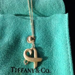 authentic Tiffany heart necklaces