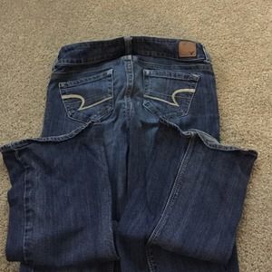 American Eagle blue jeans size 0