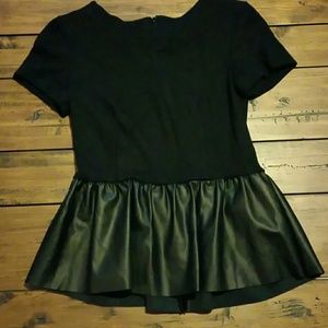 French connection pemplum blouse