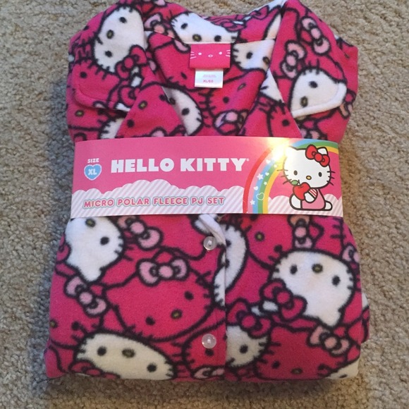 Hello Kitty fleece pj's!