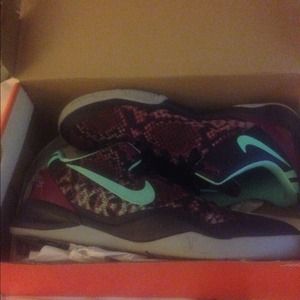 Kobe's purple and snake skin