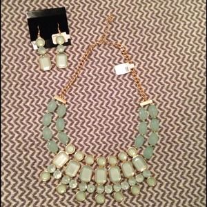 Sea-foam Green Jewelry Set
