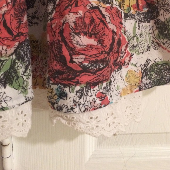 Strapless American Rag A-Line Floral Dress ☺️ - Picture 4 of 4