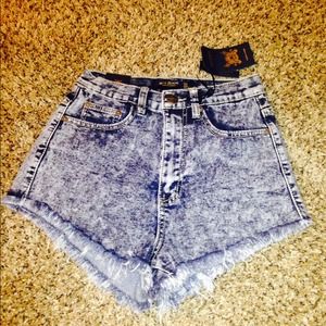 Denim shorts