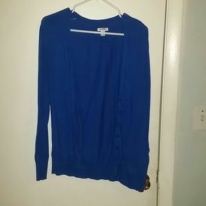 Royal Blue Old Navy Button Front Cardigan