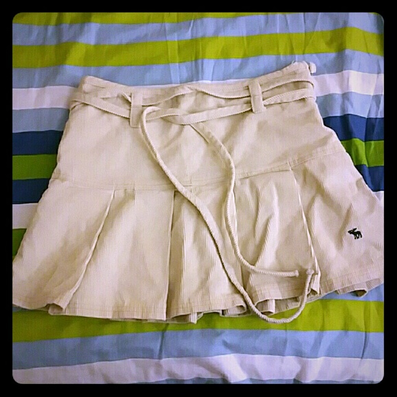 Cream skirt