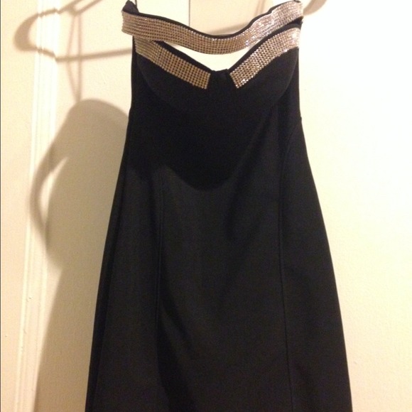 Rhinestone trimmed dress