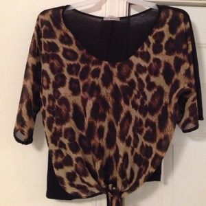 Cheetah print top