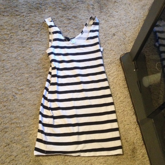 Striped h&m dress