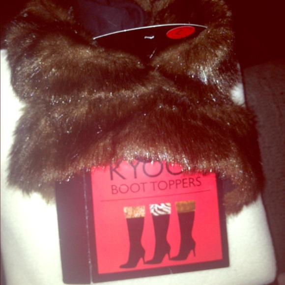 Brown Fur Boot Toppers - Picture 1 of 1
