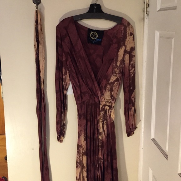 Blue Life by Planet Blue Snakeskin Maxi