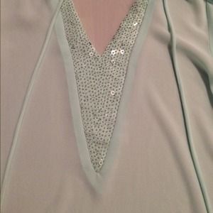 Tops - Sheer short tunic size medium. Mint color Tops - Sheer short tunic size medium. Mint color