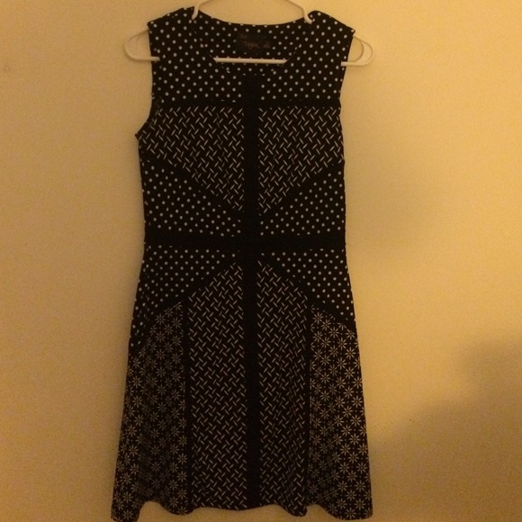 Black and white dress