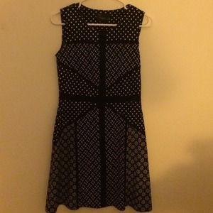 Black and white dress