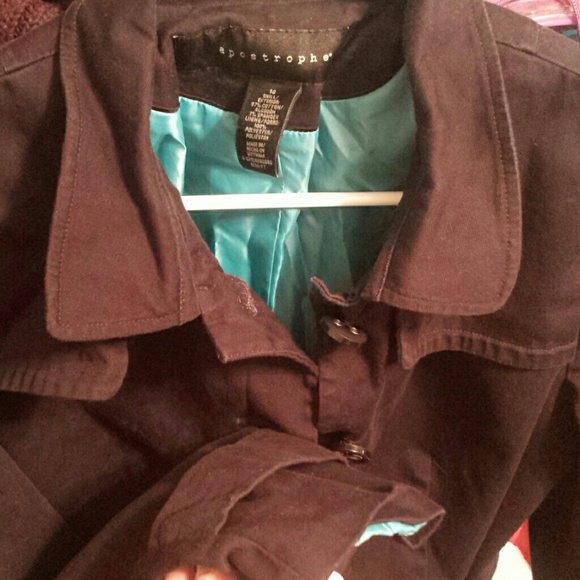 Dark Blue Apostrophe Blazer - Picture 2 of 4