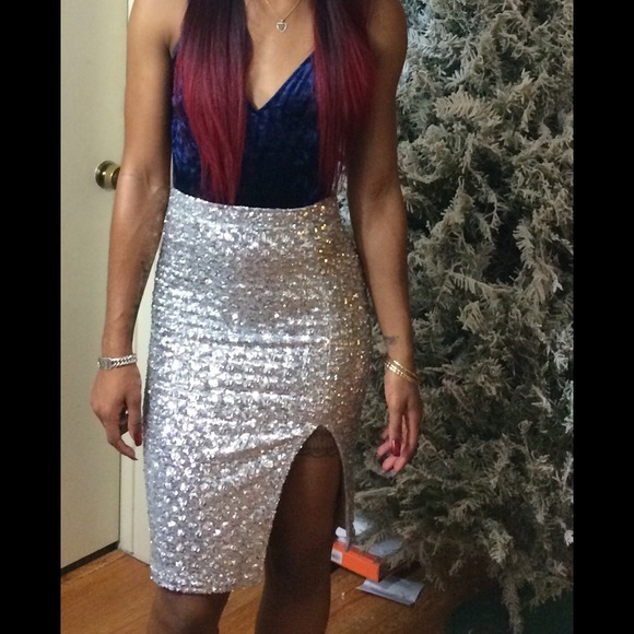 Velvet/Sequin Dress