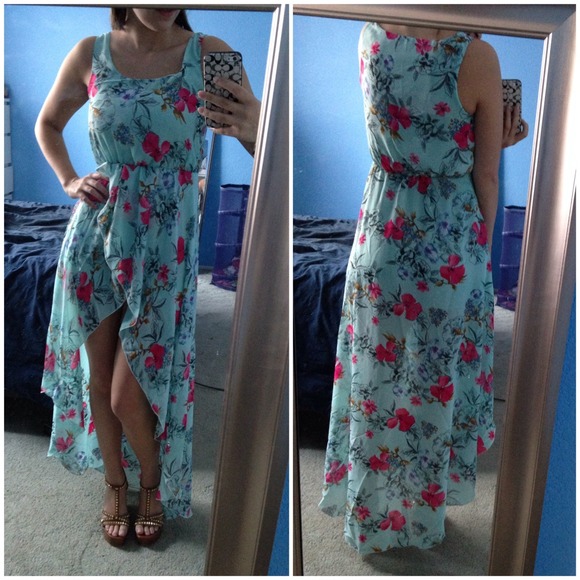 Floral high low dress - Picture 4 of 4