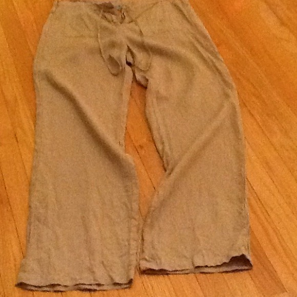 Johnny Was linen pants Medium