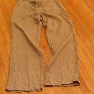 Johnny Was linen pants Medium