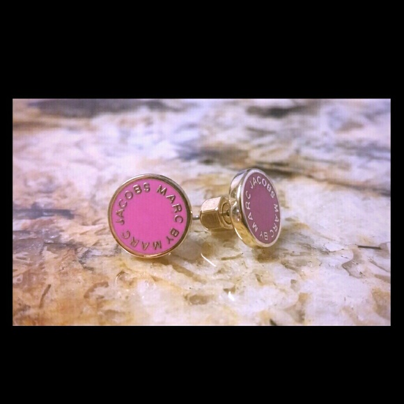 Marc by Marc Jacobs Pink & Gold Earrings