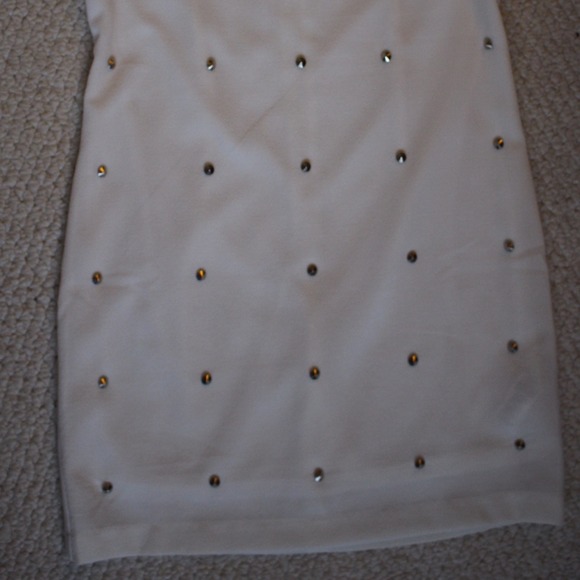 White silver studded dress - Picture 2 of 2