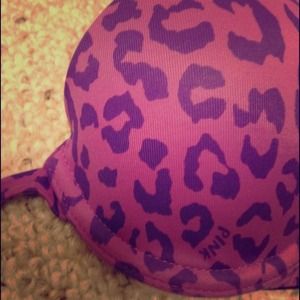 Leopard Print PINK Bra