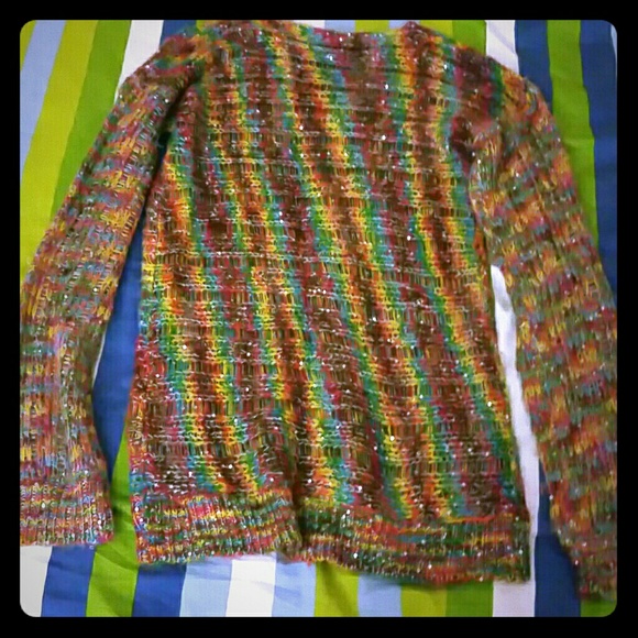 Vintage Rainbow knit sweater