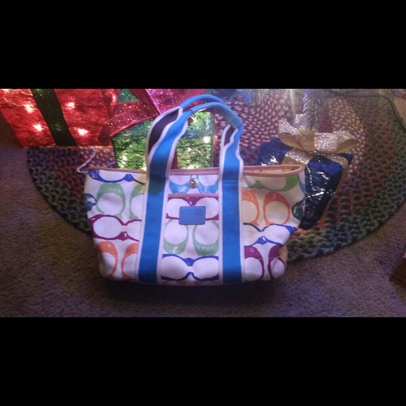 Summer fun Coach bag