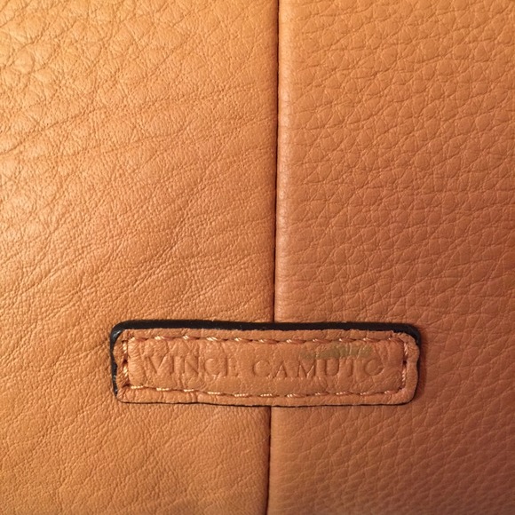 ❌SOLD❌Vince Camuto Cognac Leather Tote - Picture 4 of 4