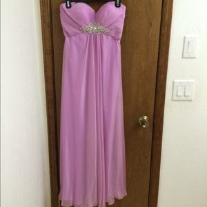 Authentic La Femme Prom Dress in Lilac