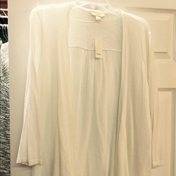 Brand new white cardigan