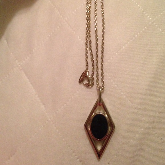 Long sliver necklace