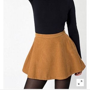 American Apparel Corduroy Skirt