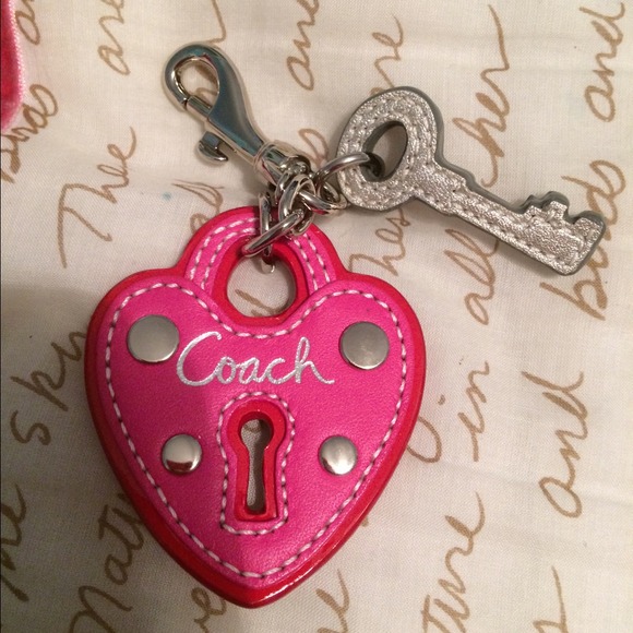 Coach car keychain