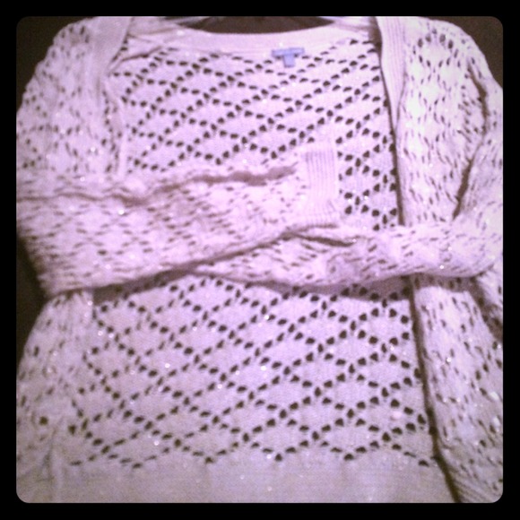 Glittery cardigan
