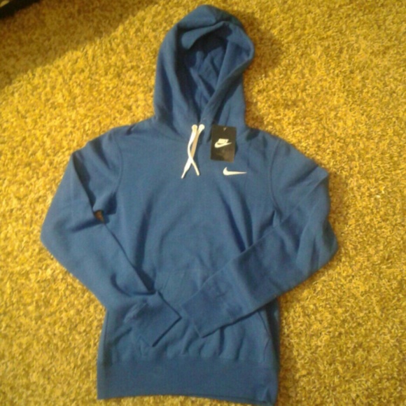 NWT Blue Nike Pullover Hoodie