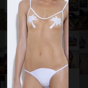 Nasty gal palm tree leotard