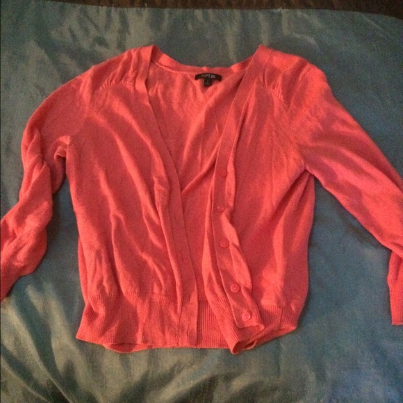 Coral cardigan