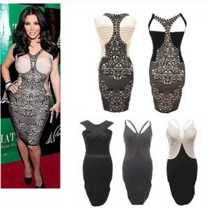 Kim K bandage dress
