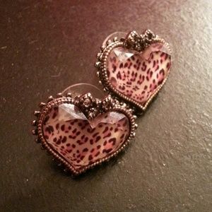 Betsey Johnson Stud Heart