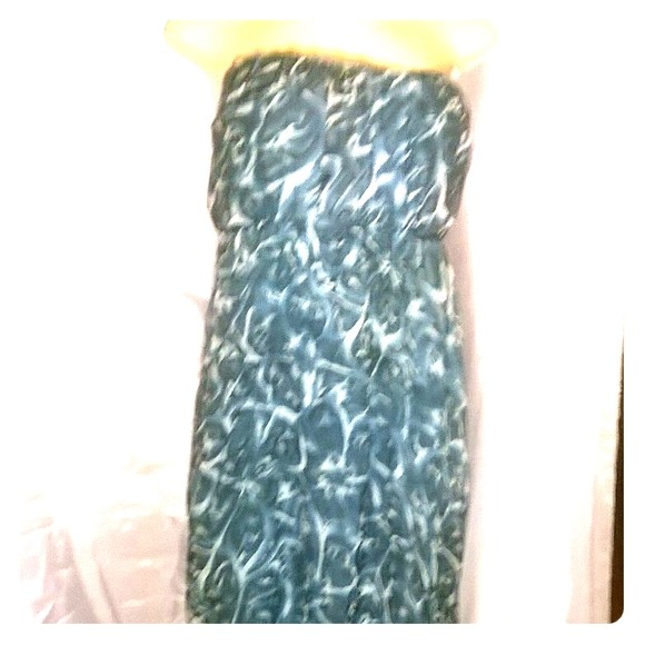 CHARLOTTE RUSSE FULL LENGTH ANIMAL PRINT DRESS