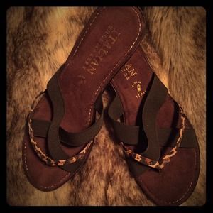 Leopard Sandals - Super Comfy!